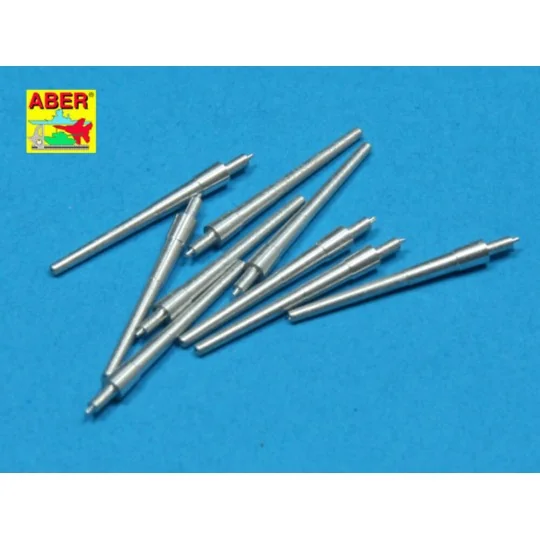 Set of 9 pcs 203 mm barrels for San Francisco type, 1/350 - Aber Mo...