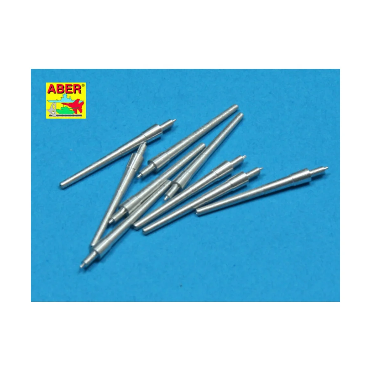Set of 9 pcs 203 mm barrels for San Francisco type, 1/350 - Aber Mo...
