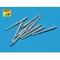 Set of 9 pcs 203 mm barrels for San Francisco type, 1/350 - Aber Mo...