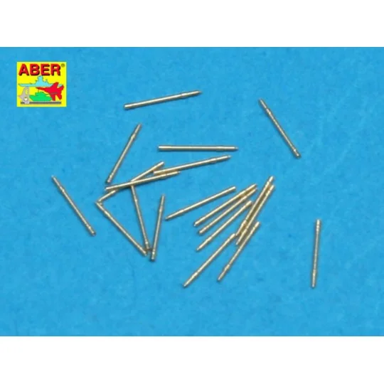 20 pcs 20 mm L/65 barrels MG C/30, 1/350 - Aber Models RE-350 L17