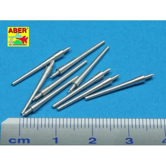 Set of 9 pcs 203 mm barrels for San Francisco type, 1/350 - Aber Mo...
