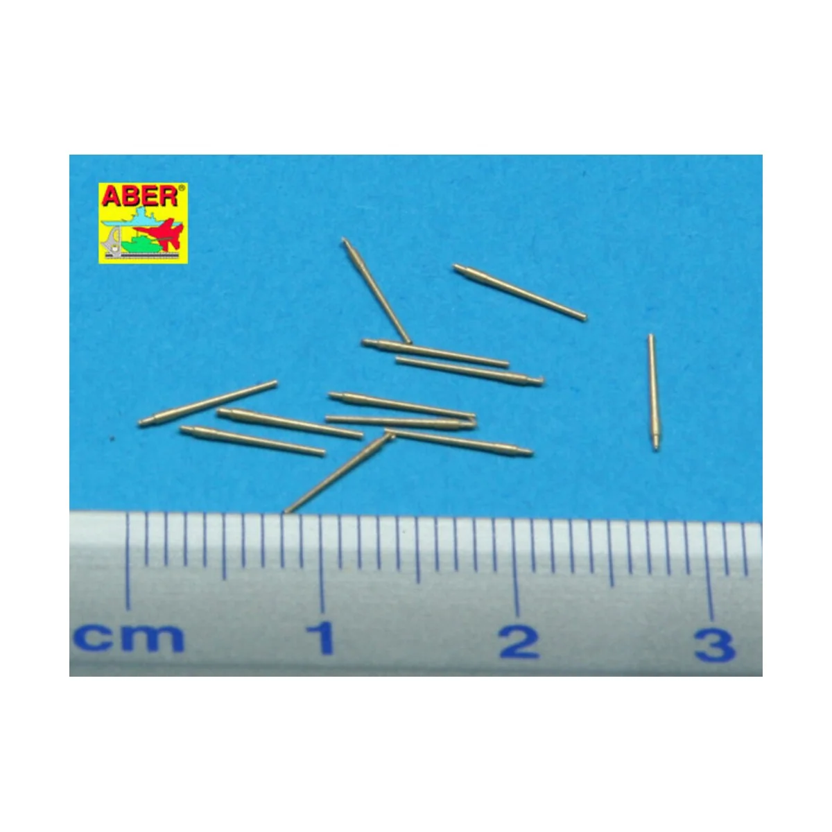 Set of 12 pcs 76, 2 mm barrels for USN, 1/350 - Aber Models RE-350 L20