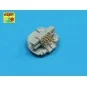 20 pcs QF 2-pdr 40 mm Mk.VIII “Pom Pom”, 1/350 - Aber Models RE-350...