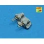 20 pcs 40 mm Bofors Mk.1 barrels, 1/350 - Aber Models RE-350 L21