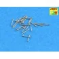 Set of 20 pcs 13 mm type 93 A/A barrels, 1/350 - Aber Models RE-350...