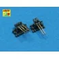 20 pcs 25 mm type 96 barrels for Japan ships, 1/350 - Aber Models R...