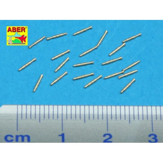 20 pcs QF 2-pdr 40 mm Mk.VIII “Pom Pom”, 1/350 - Aber Models RE-350...