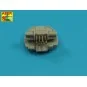 20 pcs QF 2-pdr 40 mm Mk.VIII “Pom Pom”, 1/350 - Aber Models RE-350...