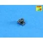 Set of 20 pcs 13 mm type 93 A/A barrels, 1/350 - Aber Models RE-350...