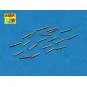 20 pcs 12, 7 mm Browning barrels, 1/350 - Aber Models RE-350 L26