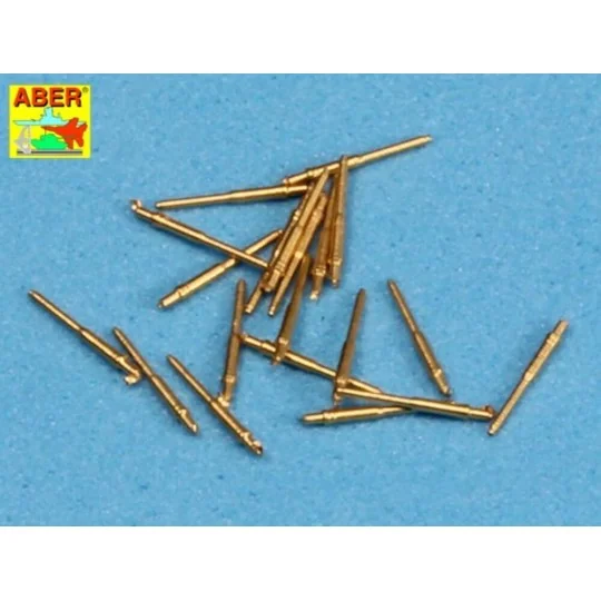 Set of 20 pcs 28 mm (1, 1in)barrels for US Navy, 1/350 - Aber Model...