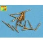 Set of 20 pcs 28 mm (1, 1in)barrels for US Navy, 1/350 - Aber Model...