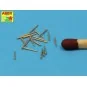 Set of 20 pcs 28 mm (1, 1in)barrels for US Navy, 1/350 - Aber Model...