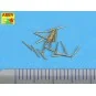 Set of 20 pcs 28 mm (1, 1in)barrels for US Navy, 1/350 - Aber Model...