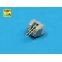 16 pcs 102 mm Q.F. Mk.XVI barrels, 1/350 - Aber Models RE-350 L28