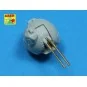 4 pcs 130mm barrels for AK-130, 1/350 - Aber Models RE-350 L29