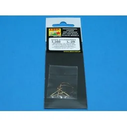 4 pcs 130mm barrels for AK-130, 1/350 - Aber Models RE-350 L29 2