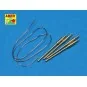4 pcs 130mm barrels for AK-130, 1/350 - Aber Models RE-350 L29