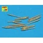 16 pcs 102 mm Q.F. Mk.XVI barrels, 1/350 - Aber Models RE-350 L28