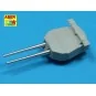 8 pcs 381mm - long barrels for Hood, Repulse, 1/350 - Aber Models R...