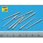 8 pcs 381mm - long barrels for Hood, Repulse, 1/350 - Aber Models R...