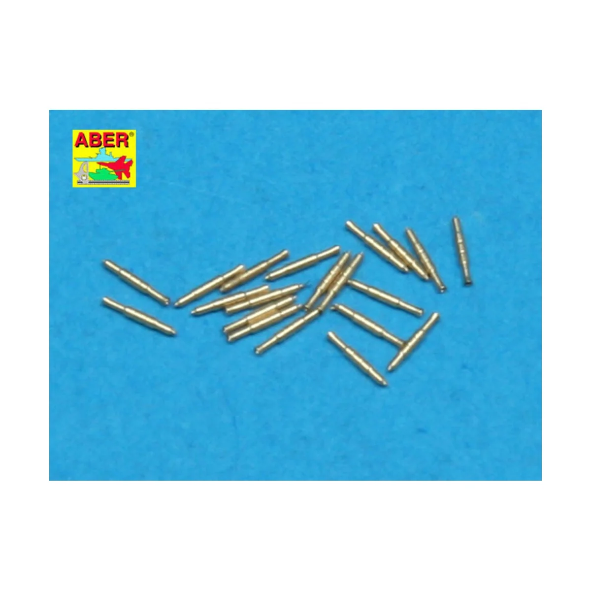 20 pcs 12, 7mm Vickers Mk.III MG barrels, 1/350 - Aber Models RE-35...