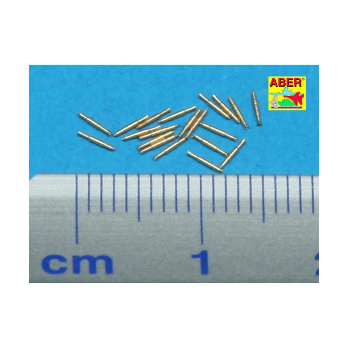20 pcs 12, 7mm Vickers Mk.III MG barrels, 1/350 - Aber Models RE-35...