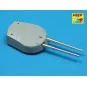 8 pcs 381mm - long barrels for Hood, Repulse, 1/350 - Aber Models R...