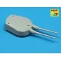 8 pcs 381mm -short barrels for Hood, Repulse, 1/350 - Aber Models R...