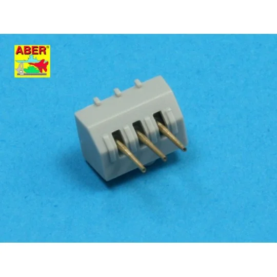 Set of 16 pcs 102 mm type BL Mk.IX barrels for Royal Navy, 1/350 - ...