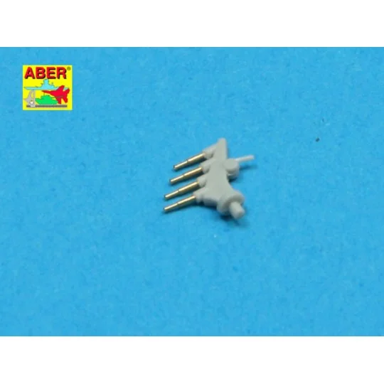 20 pcs 12, 7mm Vickers Mk.III MG barrels, 1/350 - Aber Models RE-35...