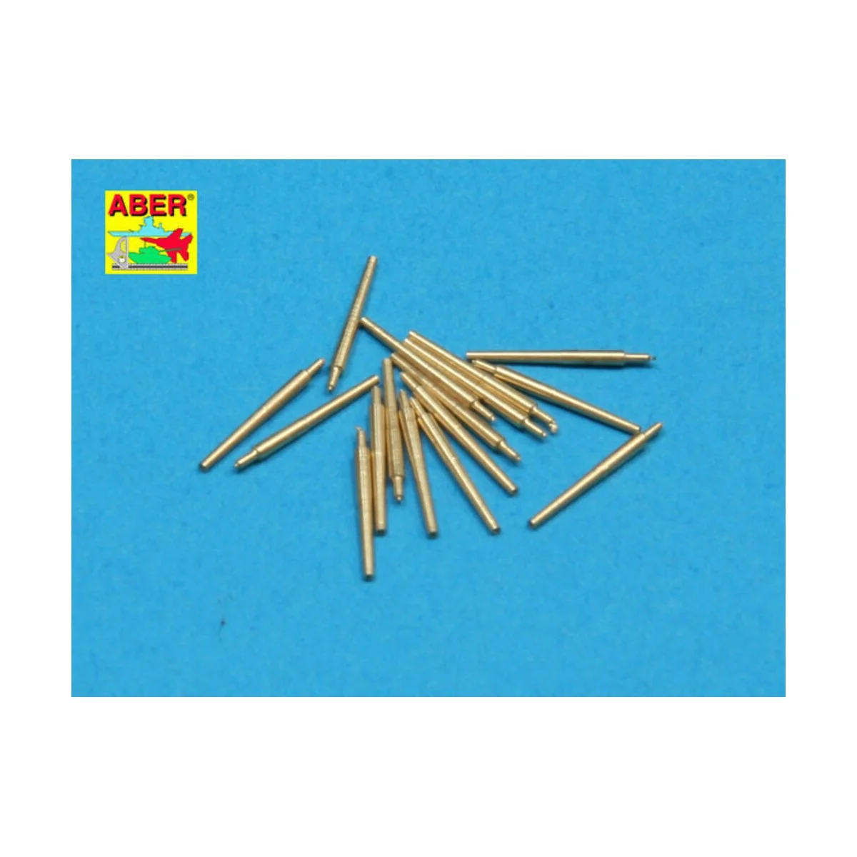 Set of 16 pcs 102 mm type BL Mk.IX barrels for Royal Navy, 1/350 - ...