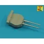 8 pcs 381mm - long barrels for Hood, Repulse, 1/350 - Aber Models R...
