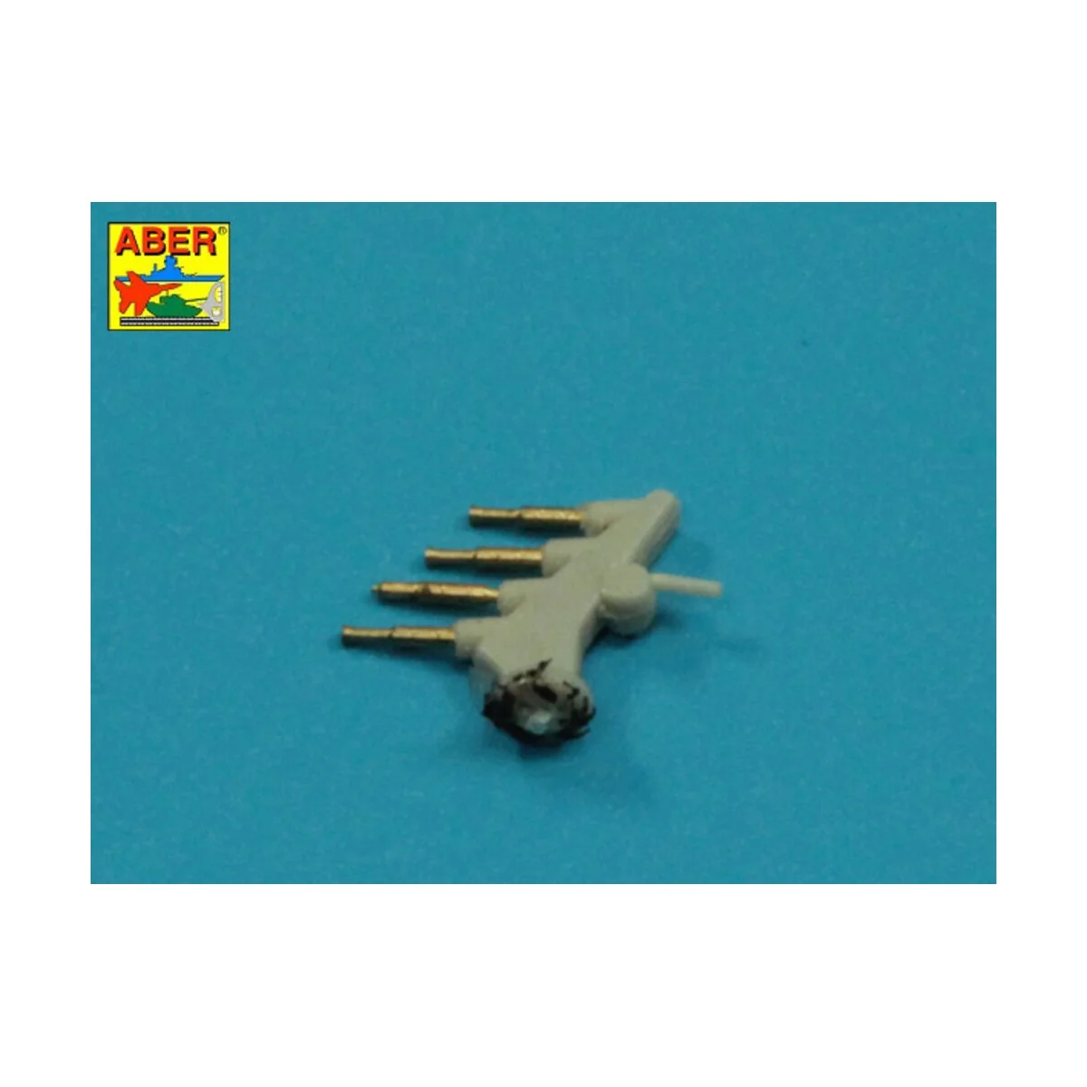 20 pcs 12, 7mm Vickers Mk.III MG barrels, 1/350 - Aber Models RE-35...