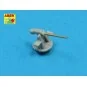 Set of 16 pcs 102mm QF Mk.V barrels for Roval, 1/350 - Aber Models ...