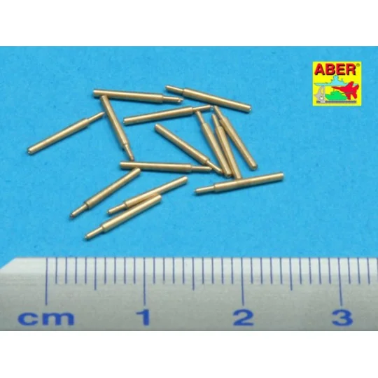 Set of 14 pcs 152 mm barrels for Kongo, 1/350 - Aber Models RE-350 L36