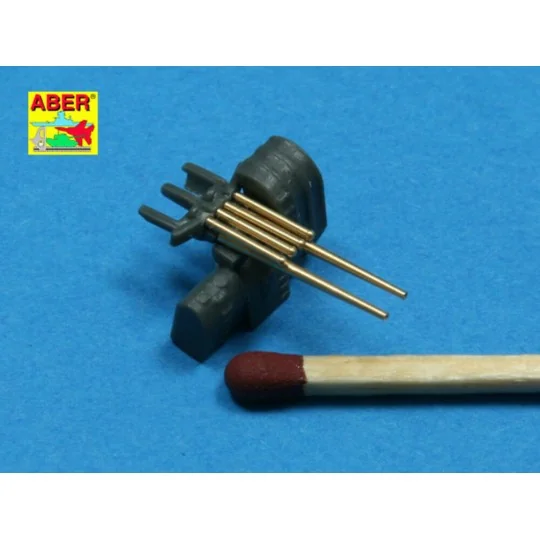 Set of 8 pcs 127 mm barrels with recoil for japan ships, 1/350 - Ab...