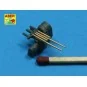 Set of 8 pcs 127 mm barrels with recoil for japan ships, 1/350 - Ab...