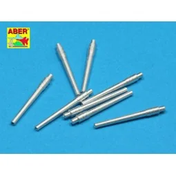 Set of 8 pcs 356 mm barrels for Kongo, 1/350 - Aber Models RE-350 L35 2