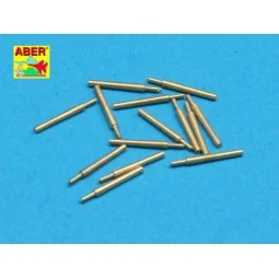 Set of 14 pcs 152 mm barrels for Kongo, 1/350 - Aber Models RE-350 L36 2