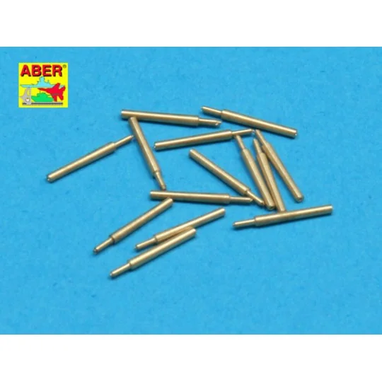 Set of 14 pcs 152 mm barrels for Kongo, 1/350 - Aber Models RE-350 L36