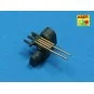 Set of 8 pcs 127 mm barrels with recoil for japan ships, 1/350 - Ab...