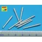 Set of 8 pcs 356 mm barrels for Kongo, 1/350 - Aber Models RE-350 L35