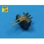 Set of 8 pcs 127 mm barrels with recoil for japan ships, 1/350 - Ab...