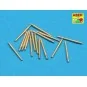 Set of 16 pcs 102mm QF Mk.V barrels for Roval, 1/350 - Aber Models ...