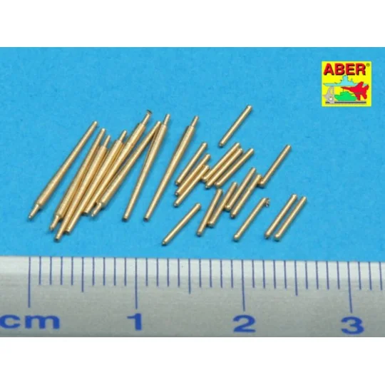 Set of 8 pcs 127 mm barrels with recoil for japan ships, 1/350 - Ab...