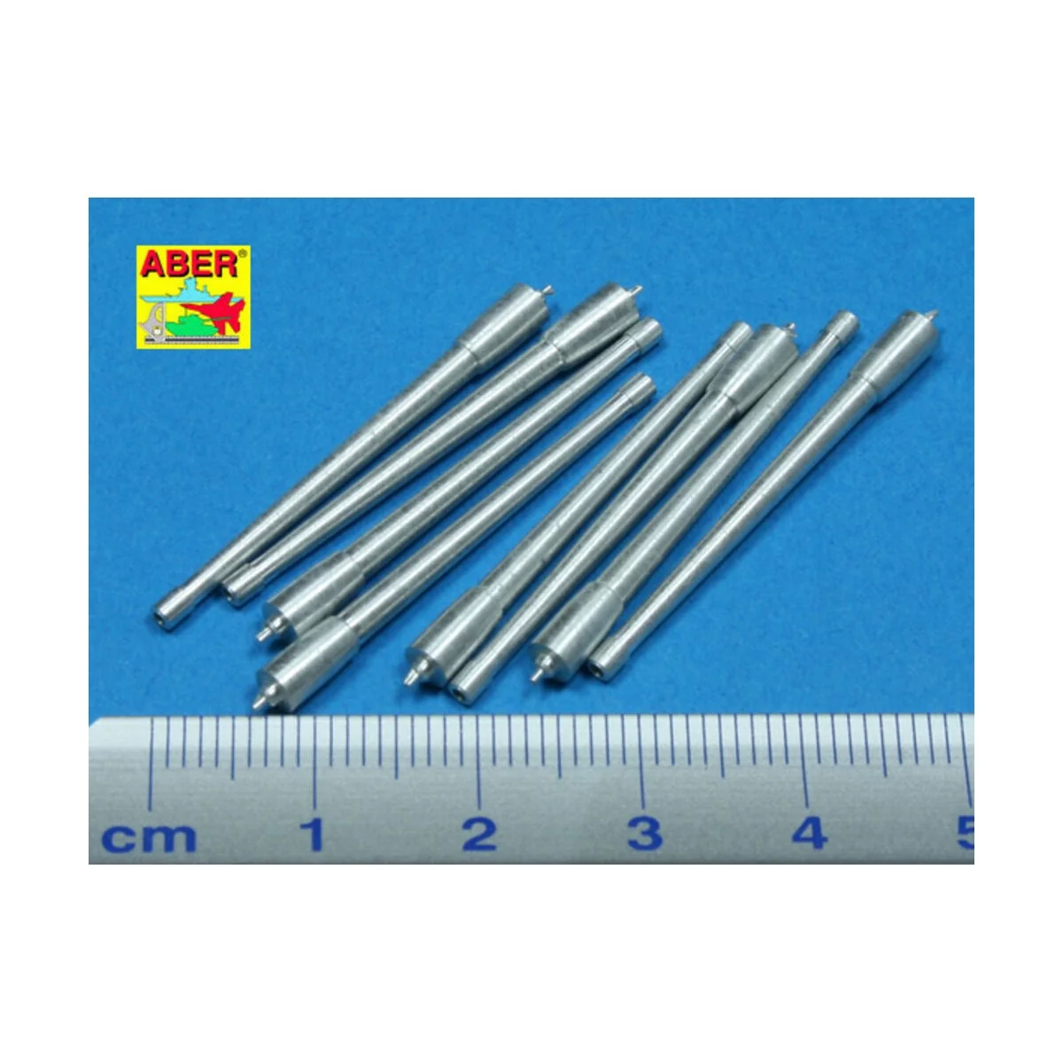 8 pcs 380mm long barrels for Richeulieu, 1/350 - Aber Models RE-350...