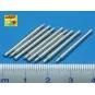 8 pcs 380mm short barrels for Richeulieu, 1/350 - Aber Models RE-35...