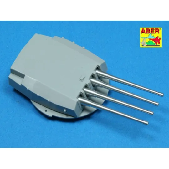 8 pcs 380mm long barrels for Richeulieu, 1/350 - Aber Models RE-350...