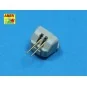 12 pcs 100mm barrels for French ships, 1/350 - Aber Models RE-350 L41